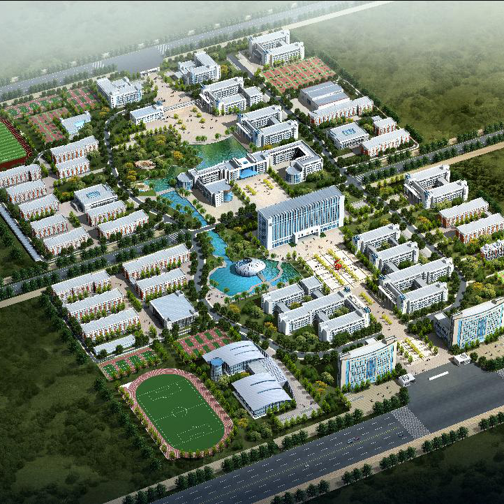 機(jī)電?？茖W(xué)校圖書樓、綜合樓、食堂